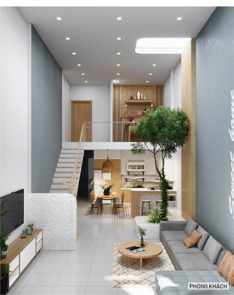 Thiết kế nội thất nhà phố
